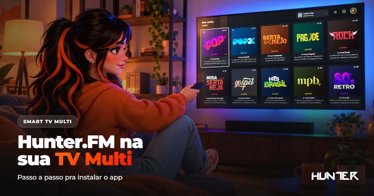 Hunter.FM, a rádio online, na sua TV Multi